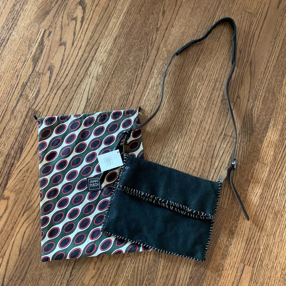 Jamin Puech Black Leather Crossbody Bag